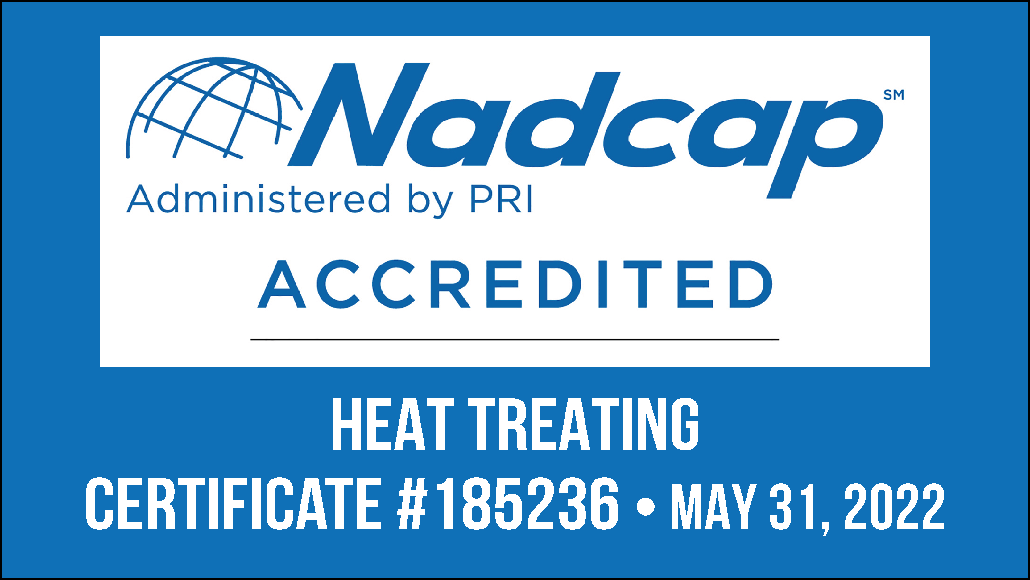 Nadcap Certificate #196290-11